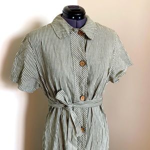 Talia Benson Italian linen midi